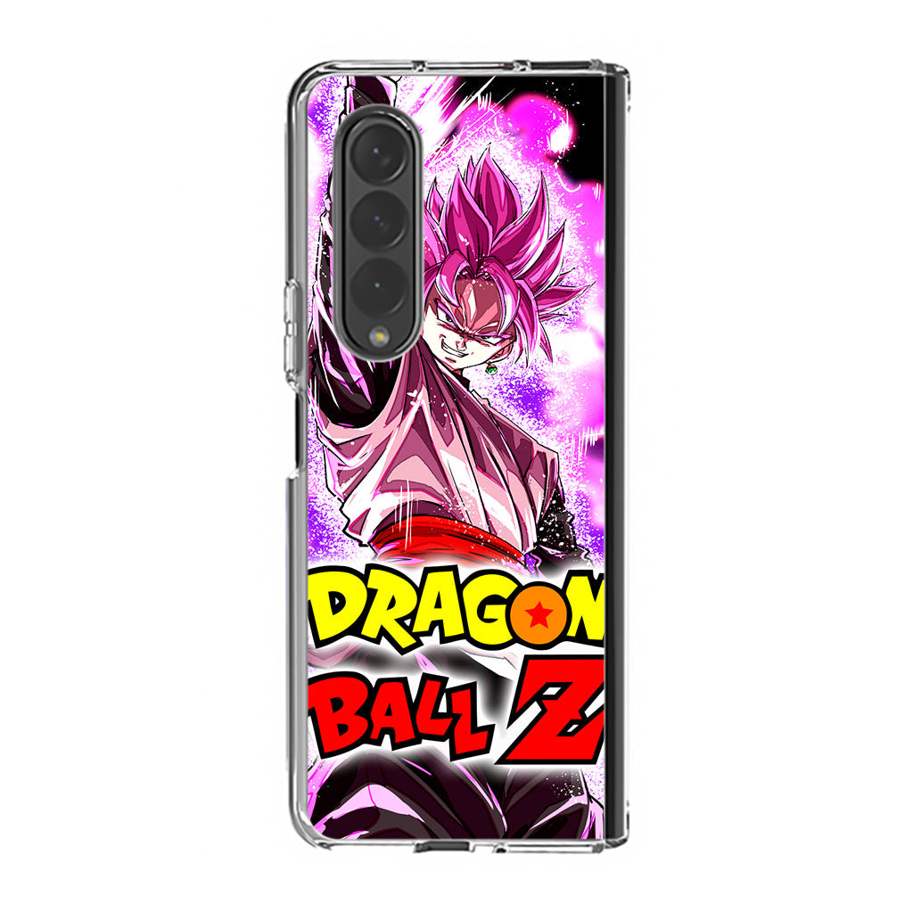 Dragon Ball Z Son Goku Black Rose Saiyan Samsung Galaxy Z Fold 3 Case