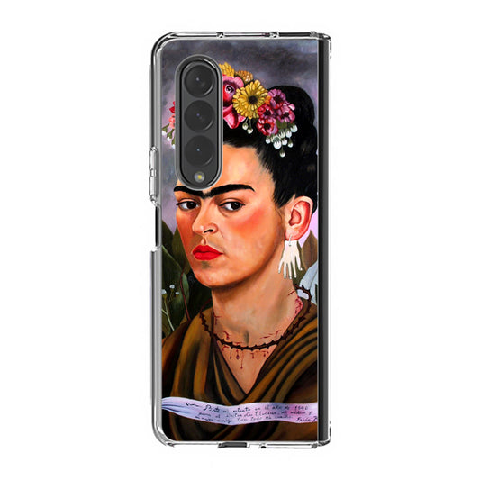 Frida Kahlo Art Samsung Galaxy Z Fold 3 Case