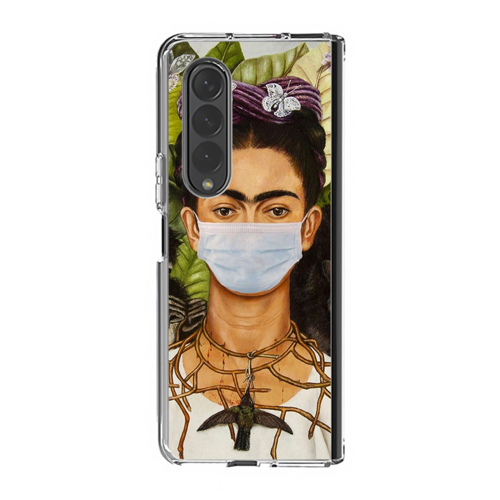 Frida Kahlo Wear Mask Samsung Galaxy Z Fold 3 Case