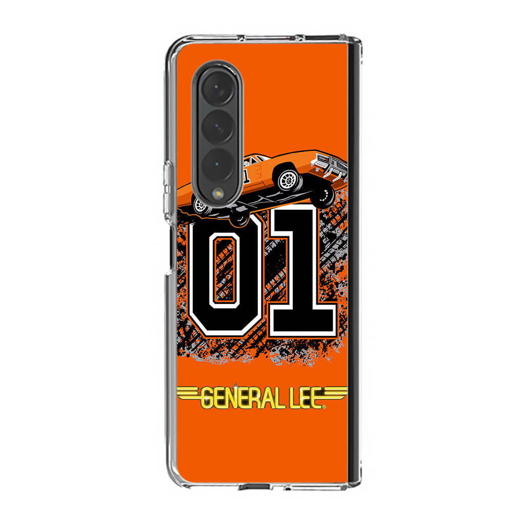 General Lee 01 Samsung Galaxy Z Fold 3 Case