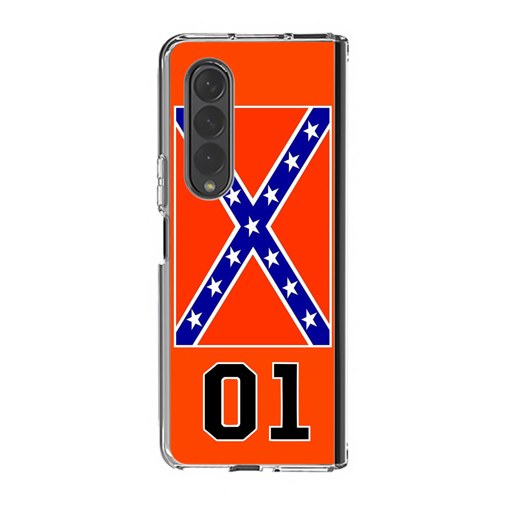 General Lee Roof 01 Samsung Galaxy Z Fold 3 Case