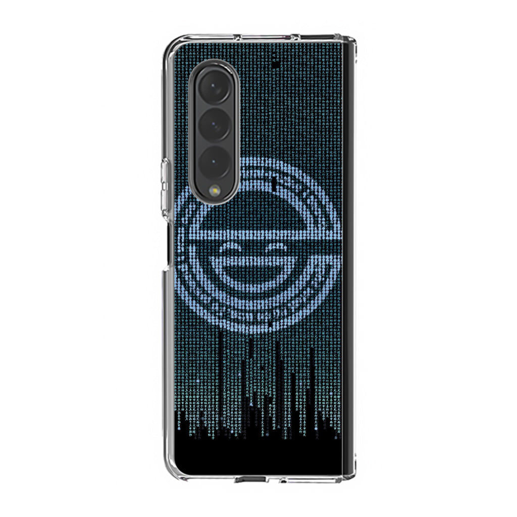 Ghost In The Shell Laughing Man Samsung Galaxy Z Fold 4 Case