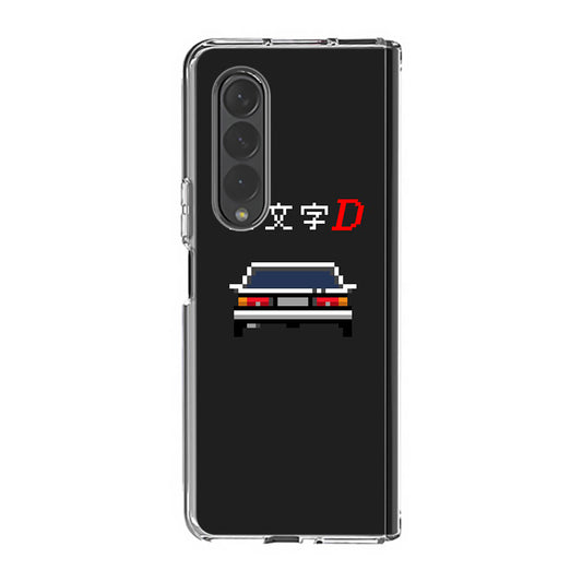 Initial D Pixel Art Samsung Galaxy Z Fold 3 Case