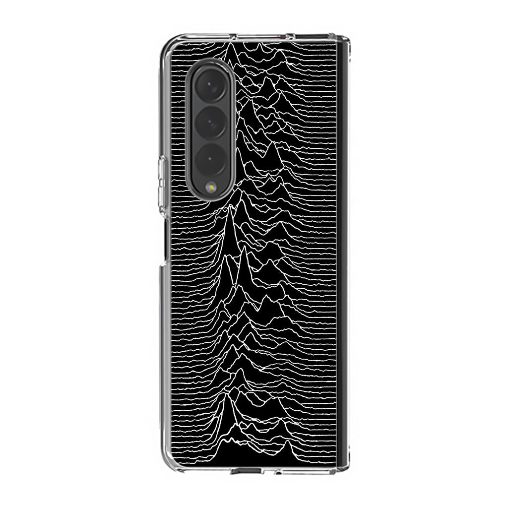 Joy Division Unknown Pleasures Samsung Galaxy Z Fold 3 Case