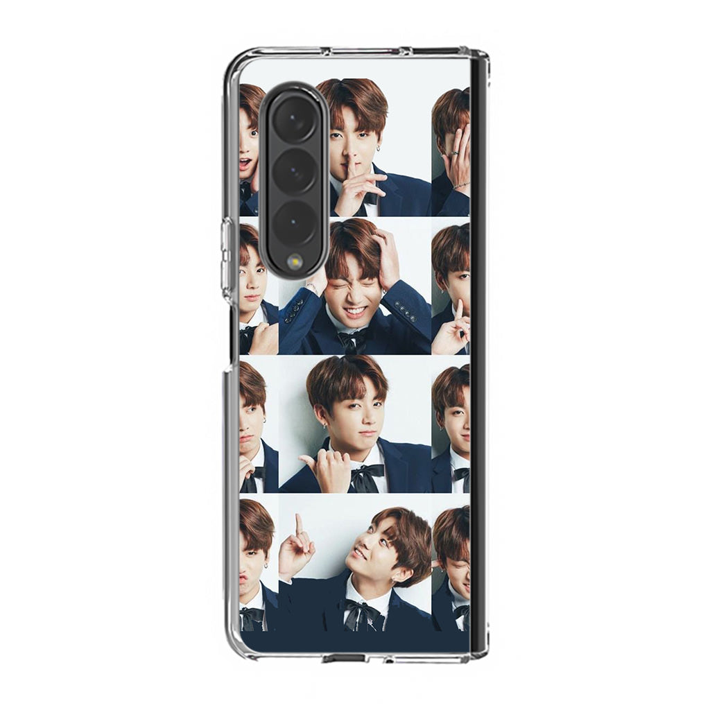 Jungkook Collage Samsung Galaxy Z Fold 3 Case