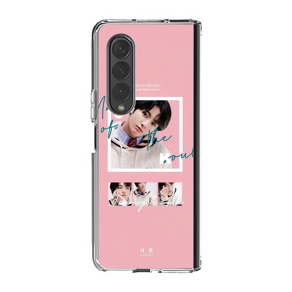 Jungkook Map Of The Soul BTS Samsung Galaxy Z Fold 3 Case