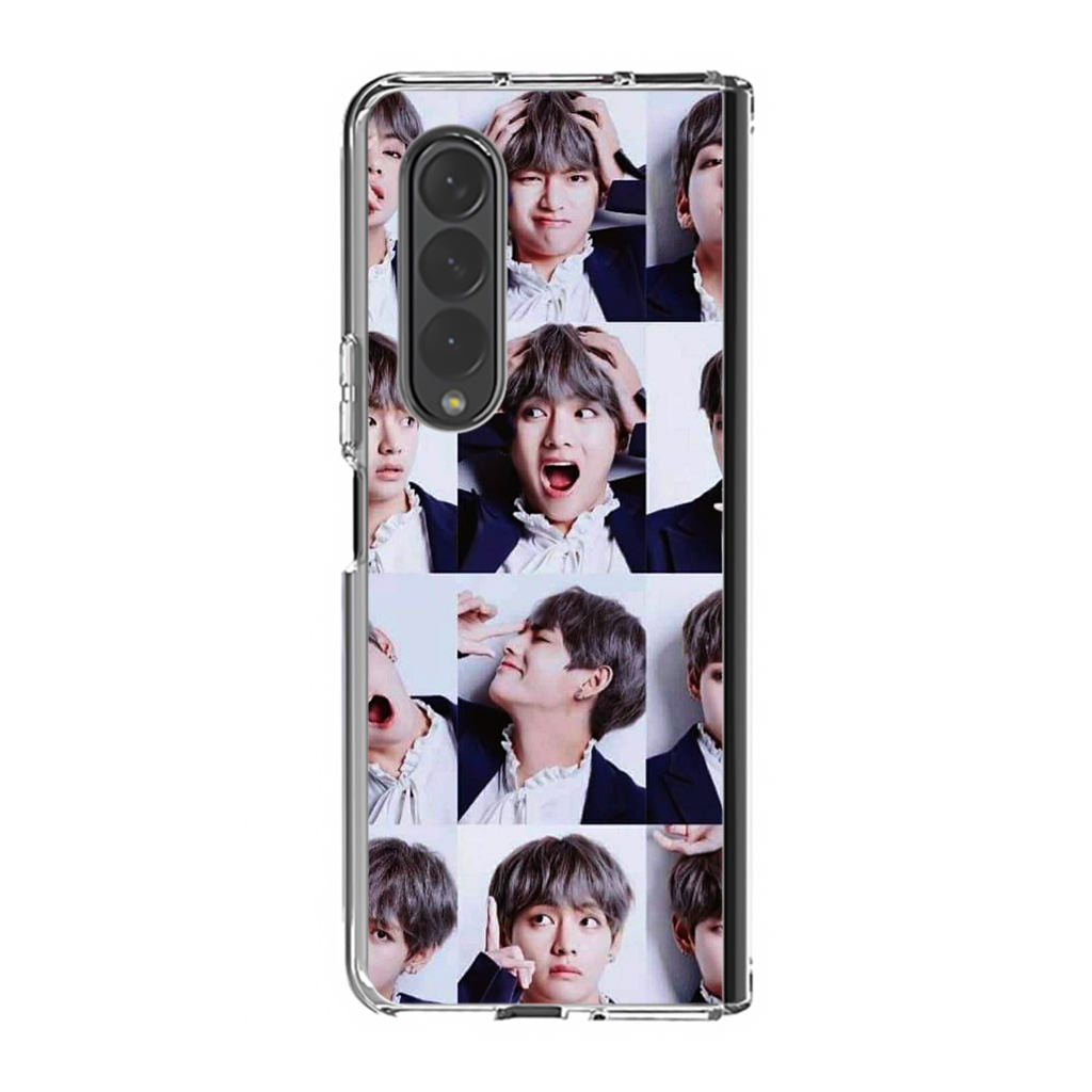 Kim Tae-hyung Collage Samsung Galaxy Z Fold 3 Case