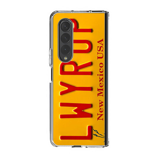 LWYRUP License Plate Samsung Galaxy Z Fold 3 Case