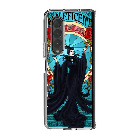 Maleficent With Flower Samsung Galaxy Z Fold 3 Case