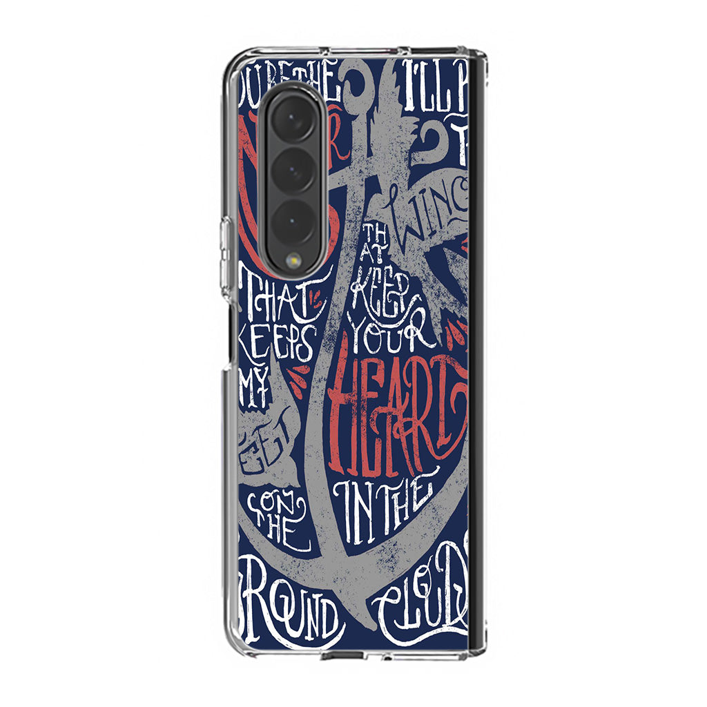 Mayday Parade You Be The Anchor Samsung Galaxy Z Fold 3 Case