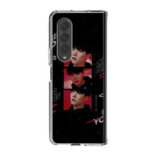 Min Yoongi Samsung Galaxy Z Fold 3 Case