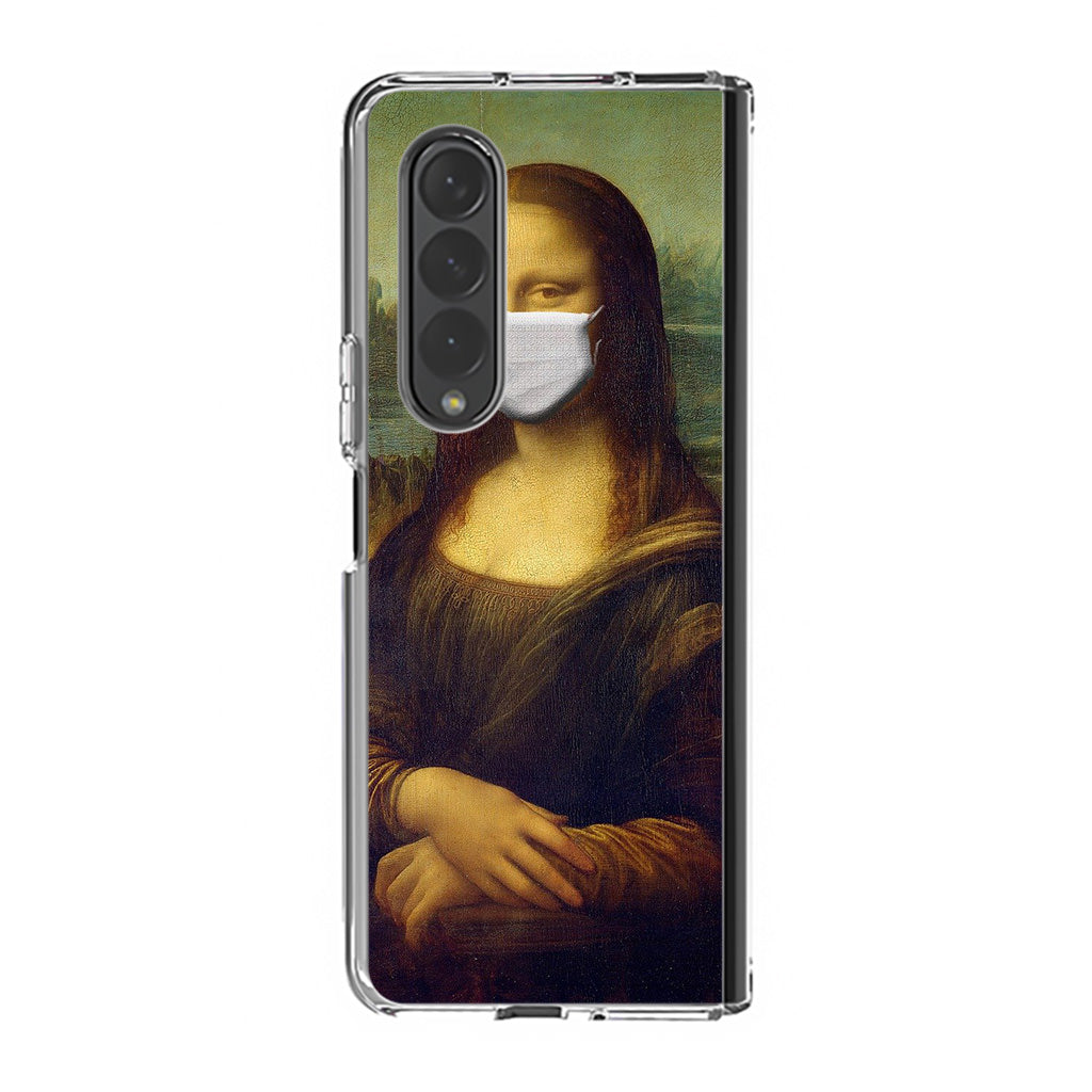 Monalisa In Pandemic Samsung Galaxy Z Fold 3 Case