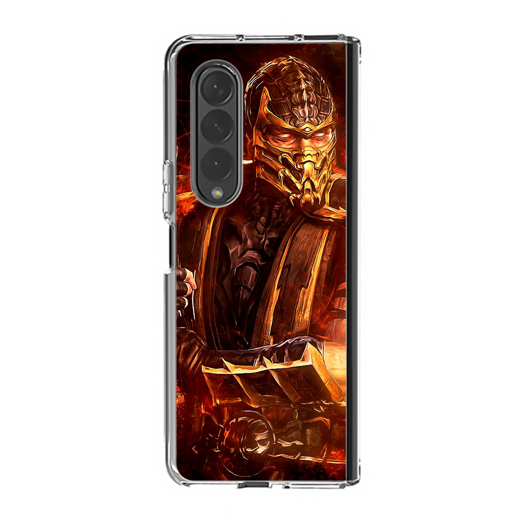 Mortal Kombat Scorpion Samsung Galaxy Z Fold 3 Case