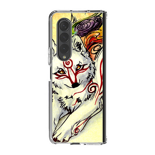 Okami Amaterasu Samsung Galaxy Z Fold 3 Case