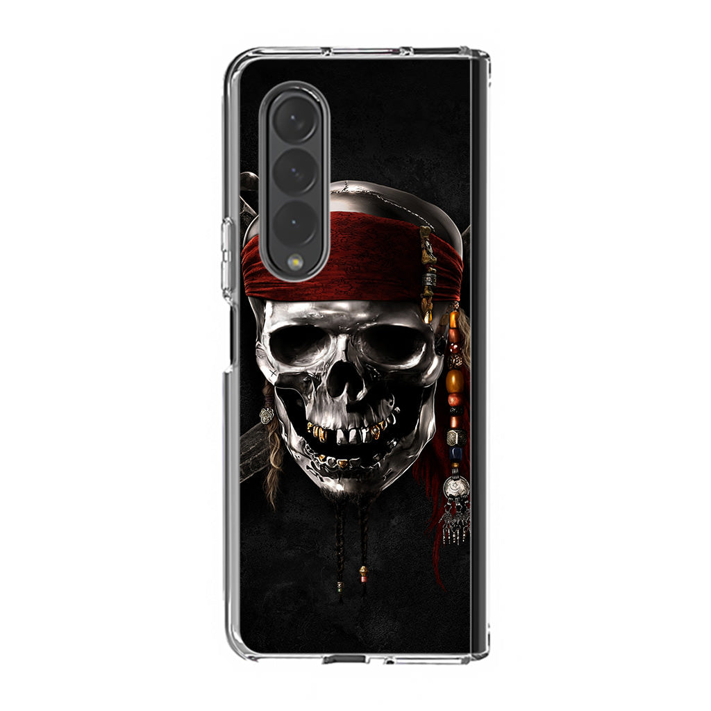 Pirates Of Carribean Skull Samsung Galaxy Z Fold 3 Case