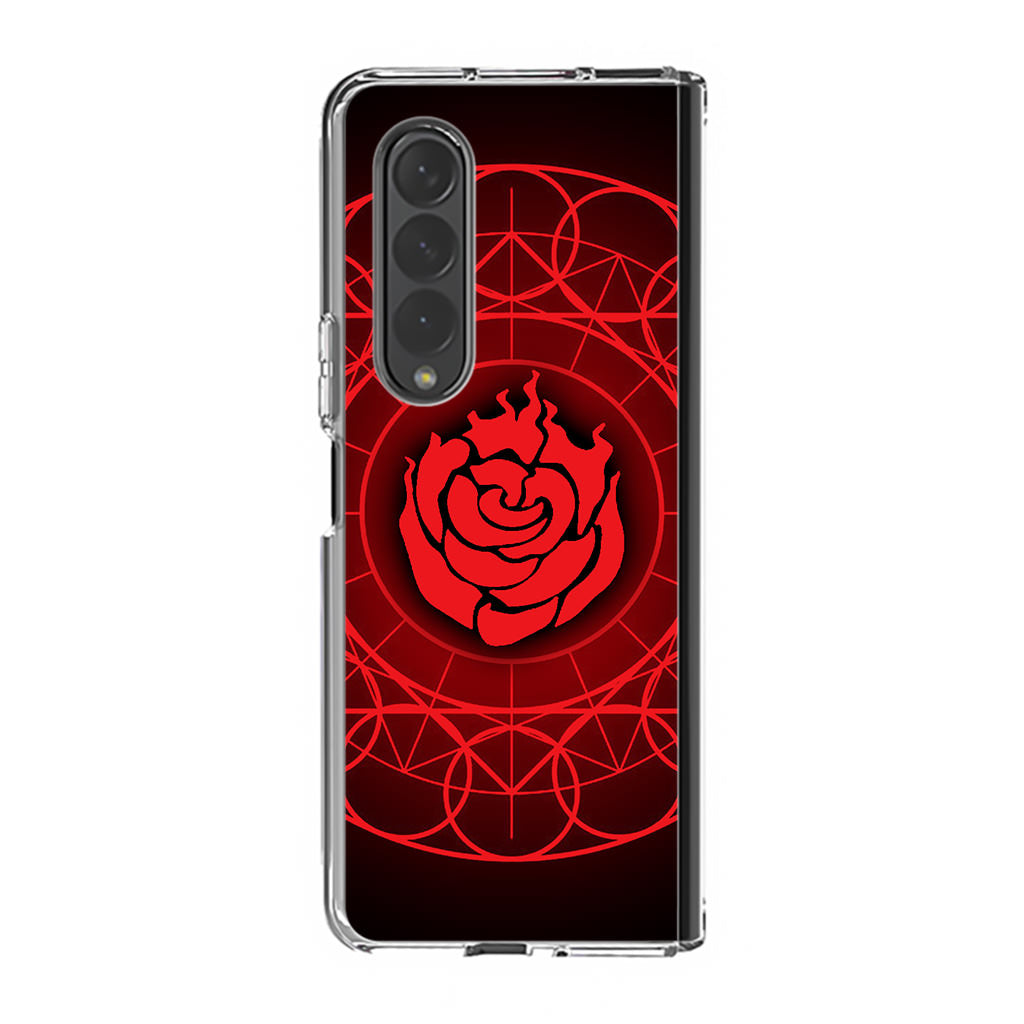 Ruby Rose Symbol RWBY Samsung Galaxy Z Fold 3 Case