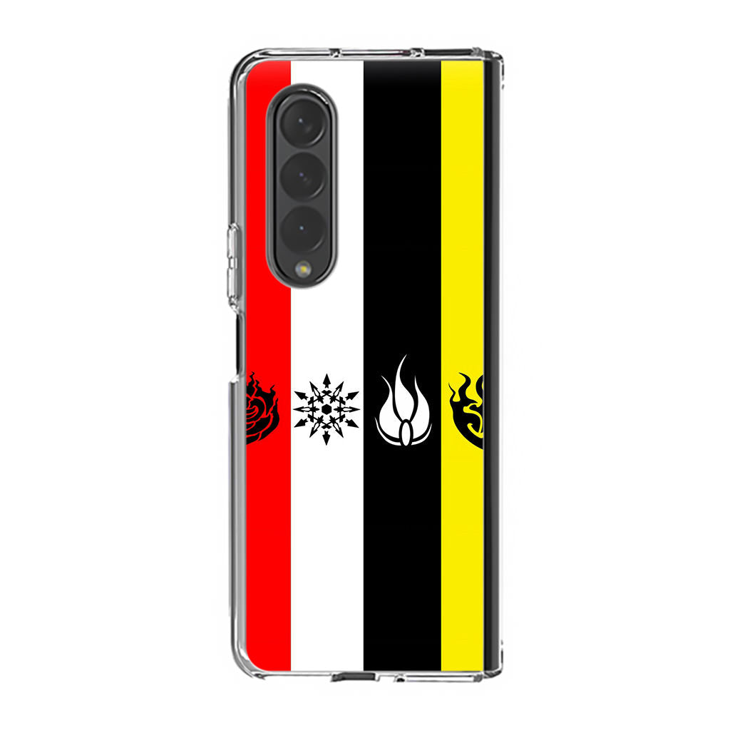 RWBY All Symbols Samsung Galaxy Z Fold 3 Case