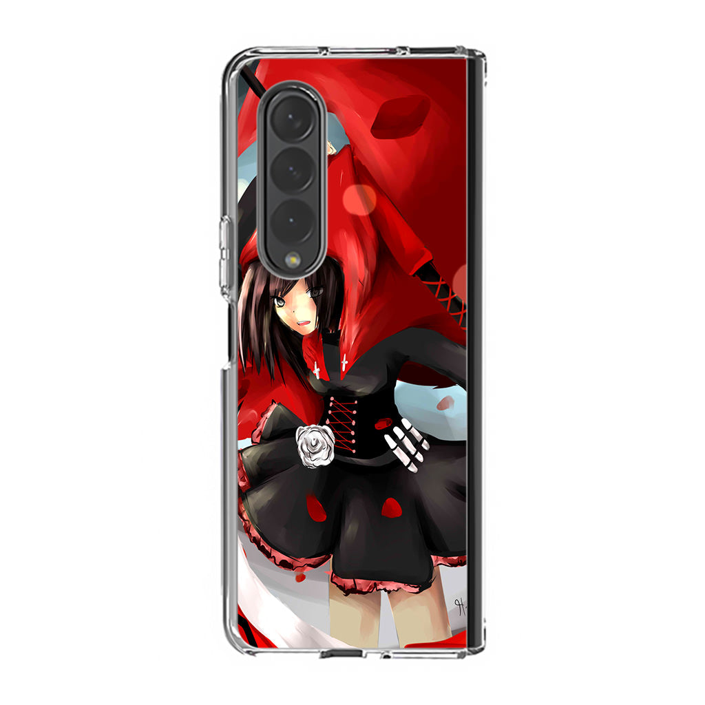 RWBY Ruby Rose Samsung Galaxy Z Fold 3 Case