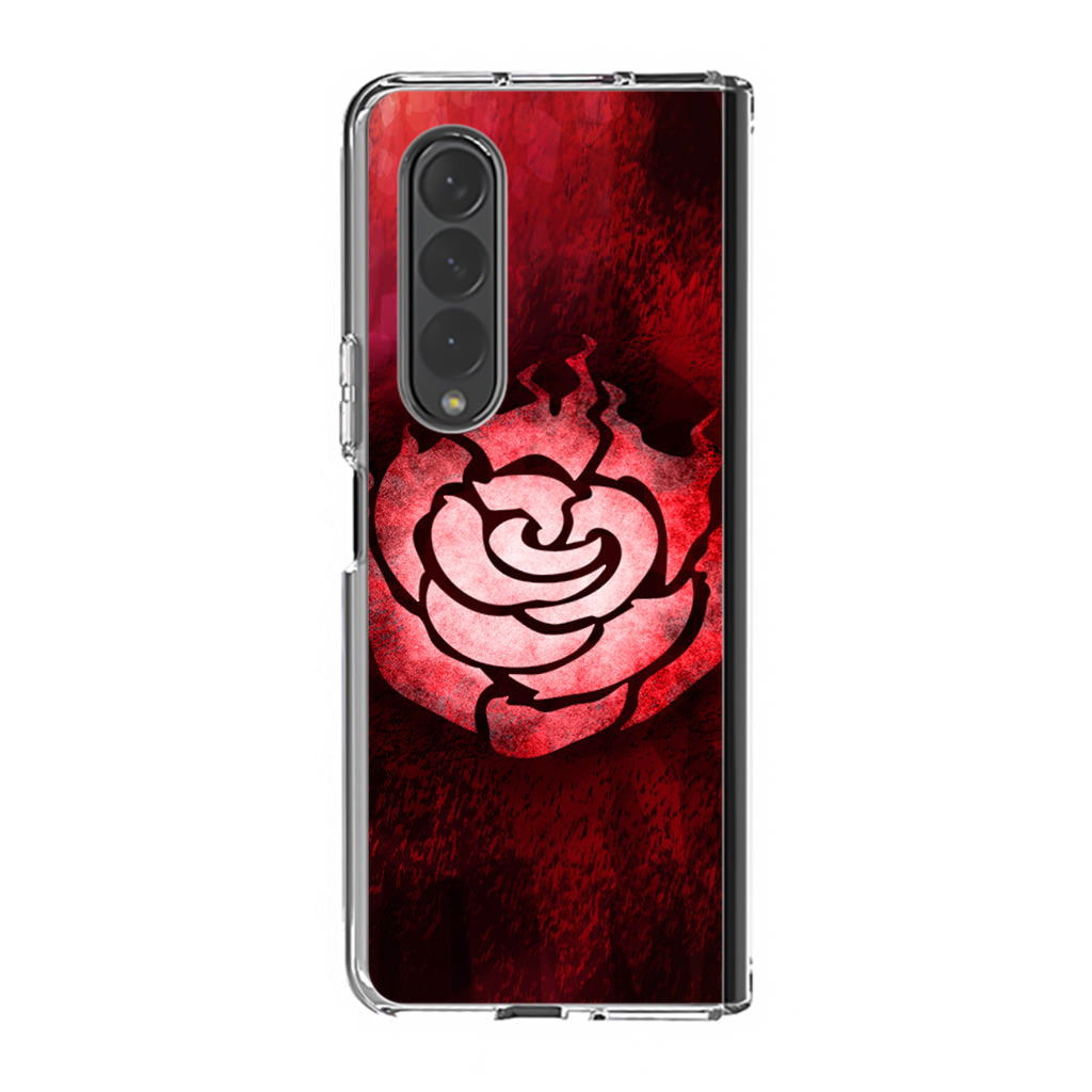 RWBY Ruby Rose Symbol Samsung Galaxy Z Fold 3 Case