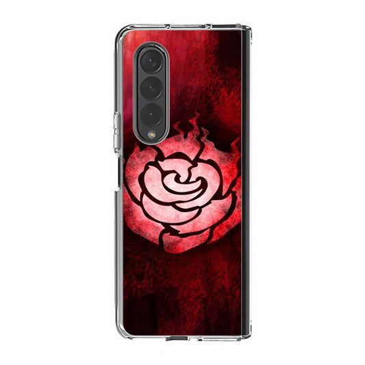 RWBY Ruby Rose Symbol Samsung Galaxy Z Fold 4 Case