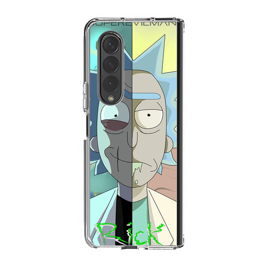 Super Evil Man Rick And Rick Samsung Galaxy Z Fold 3 Case