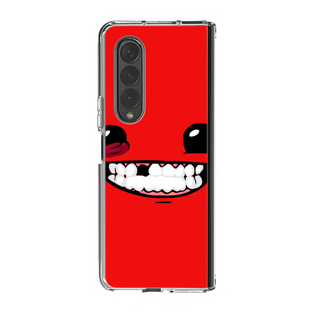 Super Meat Boy Samsung Galaxy Z Fold 3 Case