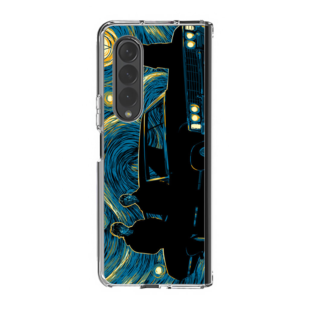 Supernatural At Starry Night Samsung Galaxy Z Fold 3 Case