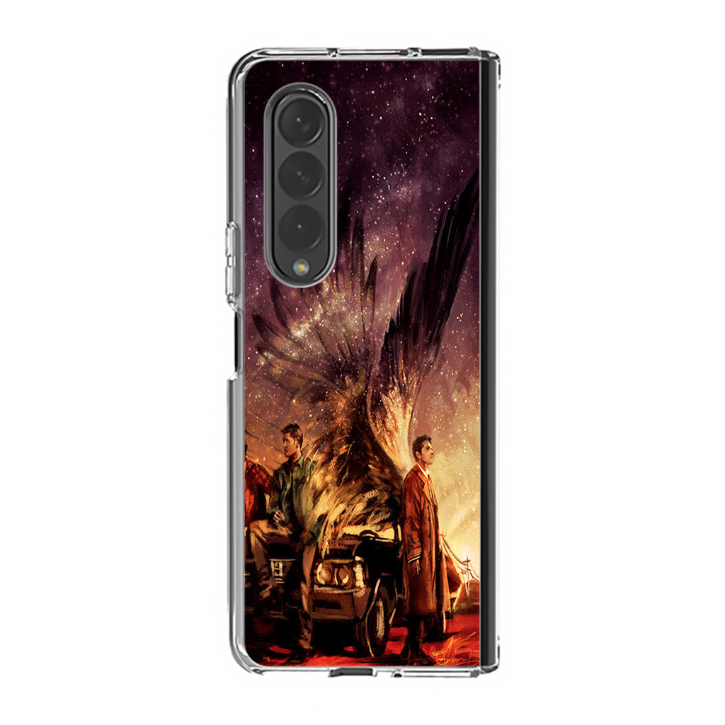 Supernatural Painting Art Samsung Galaxy Z Fold 3 Case