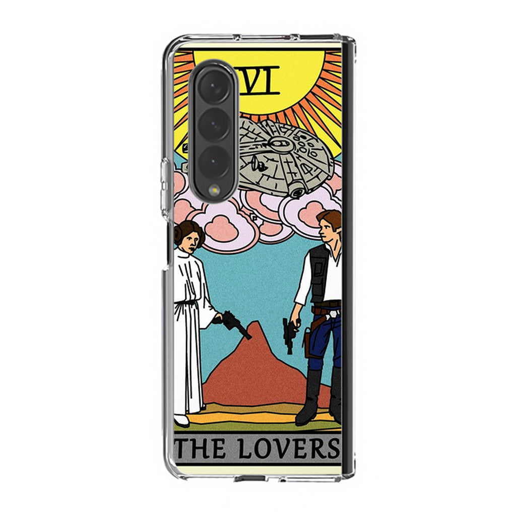 The Lovers Tarot Card Samsung Galaxy Z Fold 3 Case