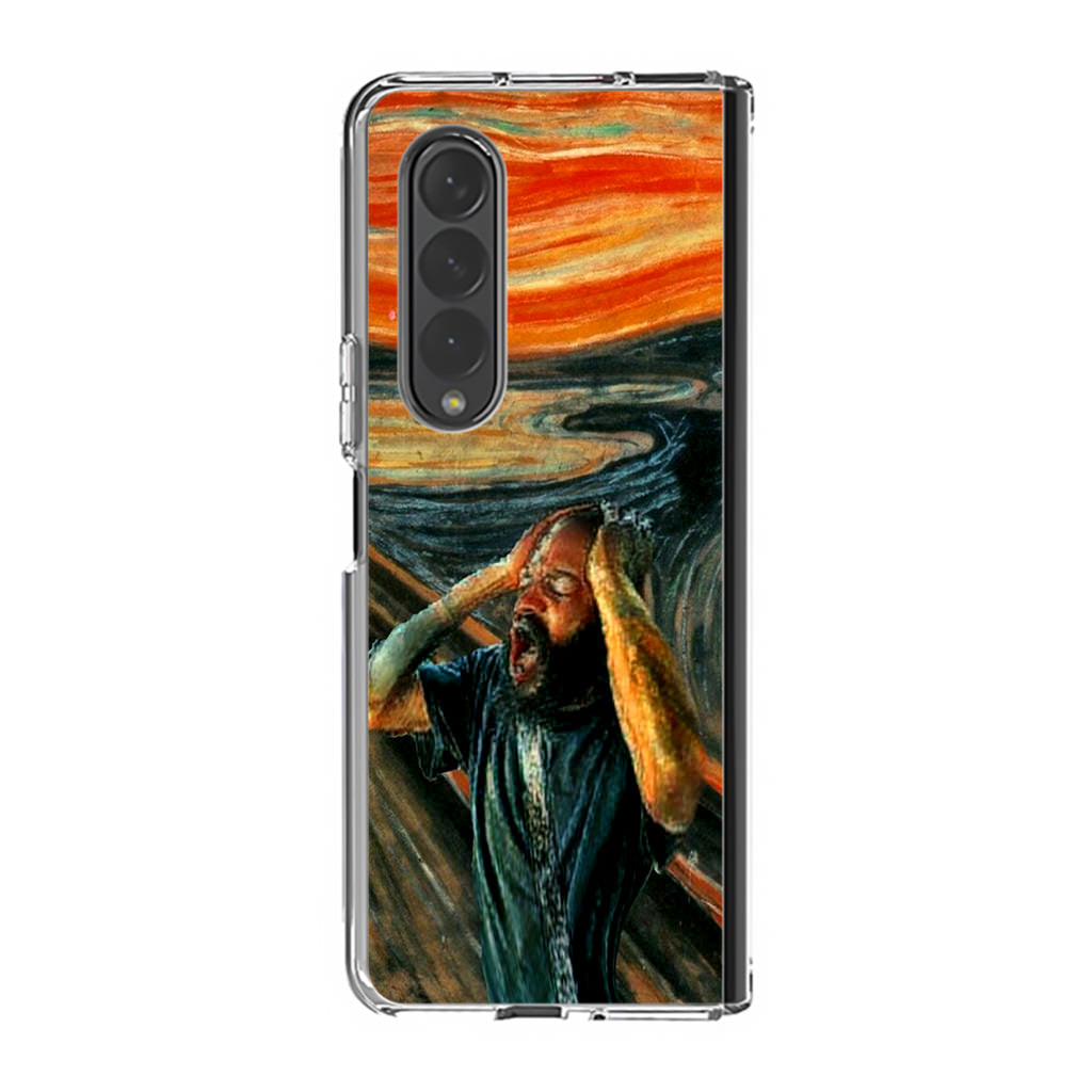 The Scream Death Grips Samsung Galaxy Z Fold 3 Case