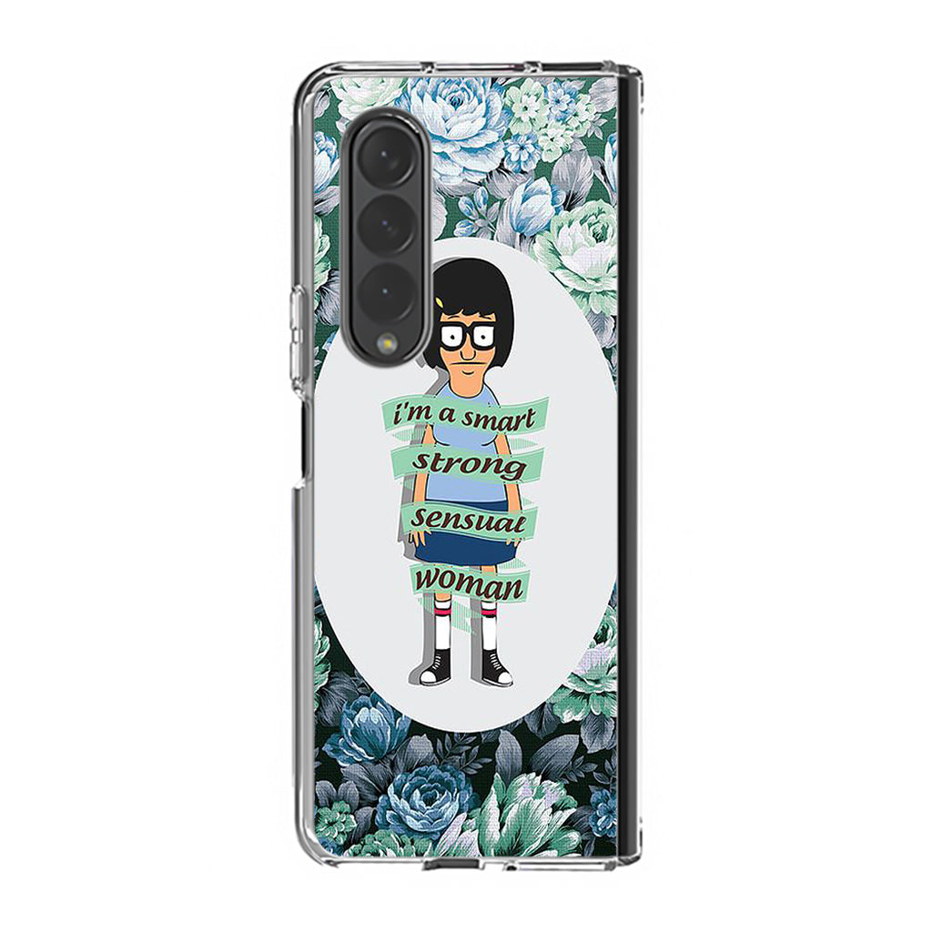 Tina Belcher Flower Woman Quotes Samsung Galaxy Z Fold 3 Case