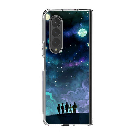 Voltron In Space Nebula Samsung Galaxy Z Fold 3 Case