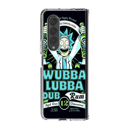 Wubba Lubba Dub Rum Samsung Galaxy Z Fold 3 Case