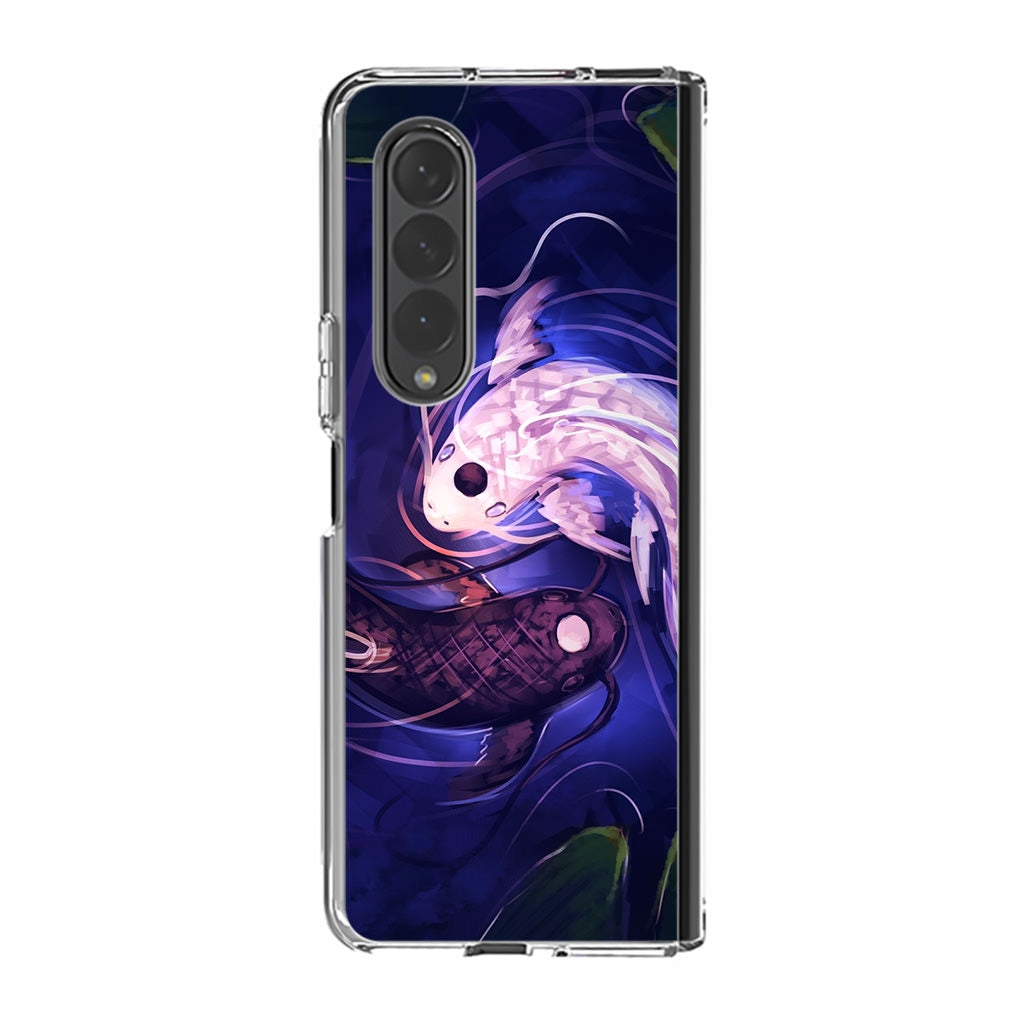 Yin And Yang Fish Avatar The Last Airbender Samsung Galaxy Z Fold 3 Case