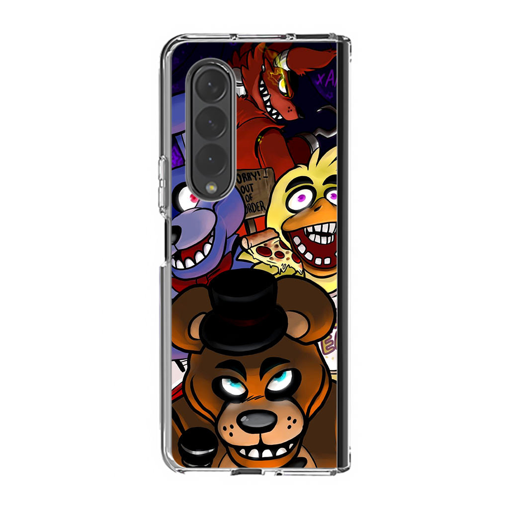 Five Nights at Freddy's Characters Samsung Galaxy Z Fold 4 Case