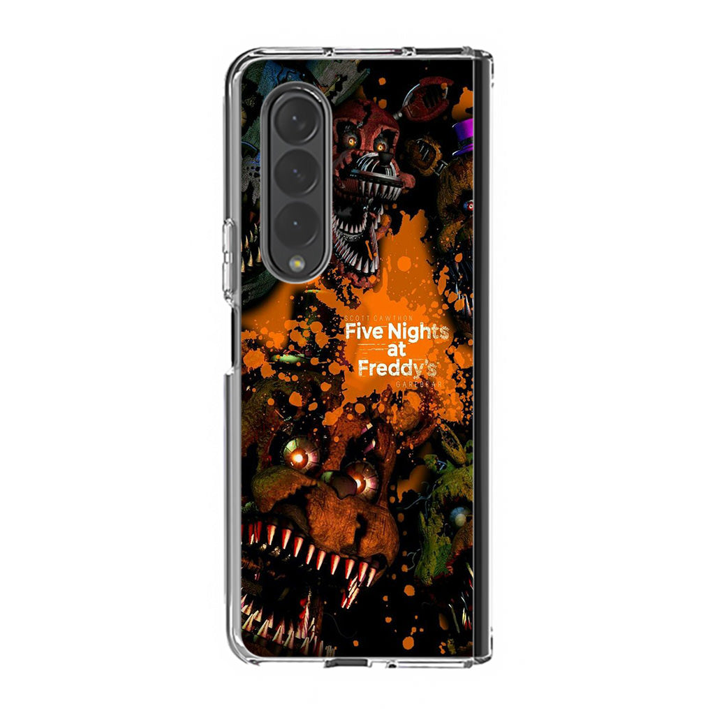 Five Nights at Freddy's Scary Samsung Galaxy Z Fold 3 Case