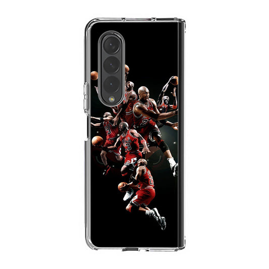 Michael Jordan Best Moment Samsung Galaxy Z Fold 3 Case