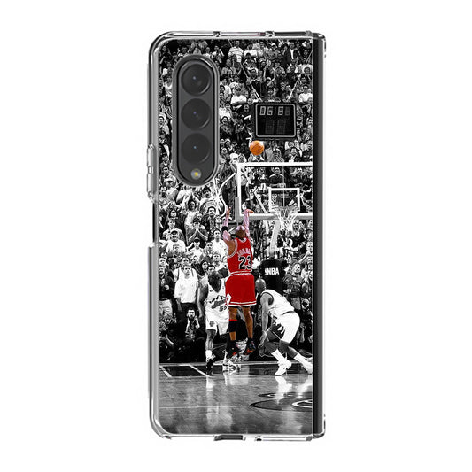Michael Jordan Epic Shoot Samsung Galaxy Z Fold 4 Case