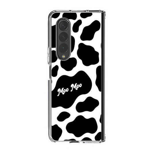 Moo Moo Pattern Samsung Galaxy Z Fold 4 Case