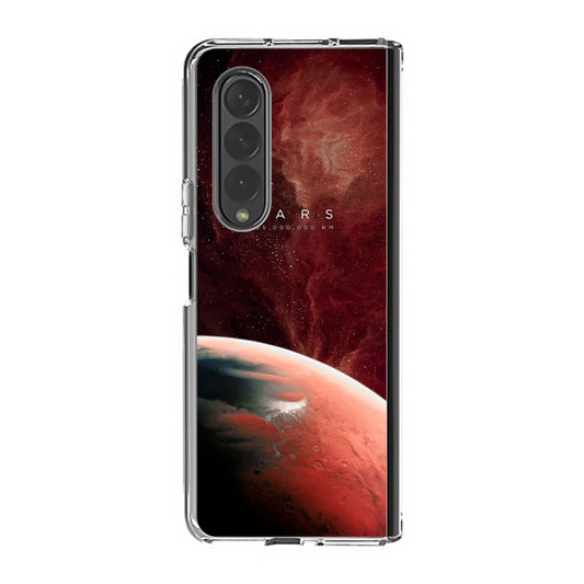 Planet Mars Samsung Galaxy Z Fold 3 Case