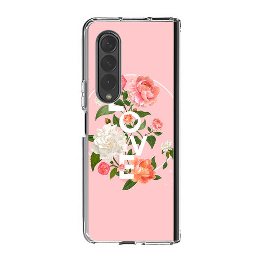 The Word Love Samsung Galaxy Z Fold 3 Case