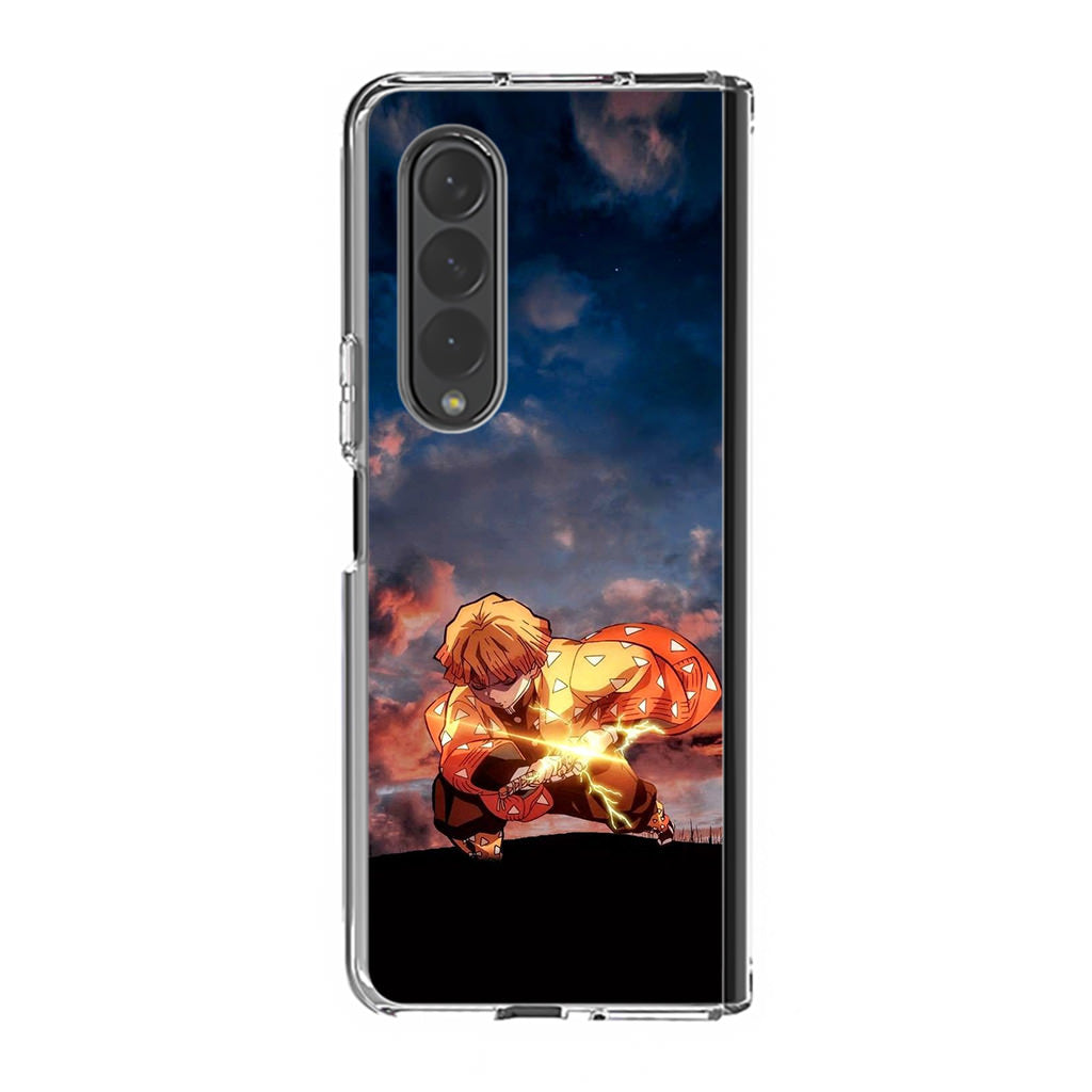 Zenitsu Thunder Breath Samsung Galaxy Z Fold 3 Case