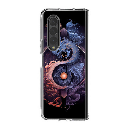 Dragon Yin Yang Samsung Galaxy Z Fold 3 Case