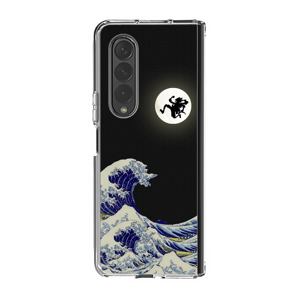 God Of Sun Nika With The Great Wave Off Samsung Galaxy Z Fold 3 Case