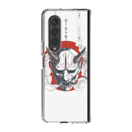 Japanese Oni Mask Samsung Galaxy Z Fold 3 Case