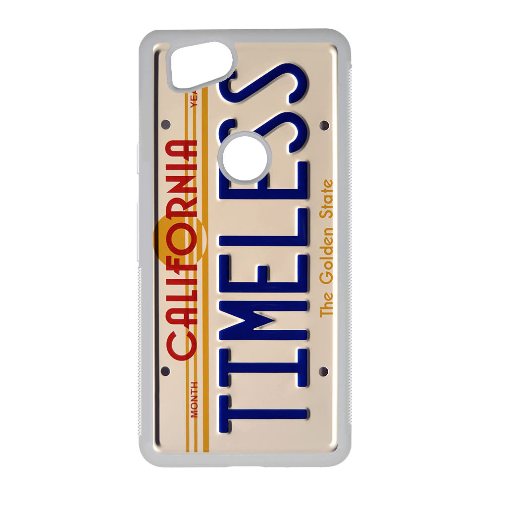 Back to the Future License Plate Timeless Google Pixel 2 Case