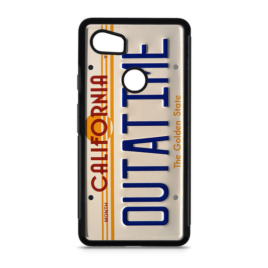 Back to the Future License Plate Outatime Google Pixel 2 XL Case