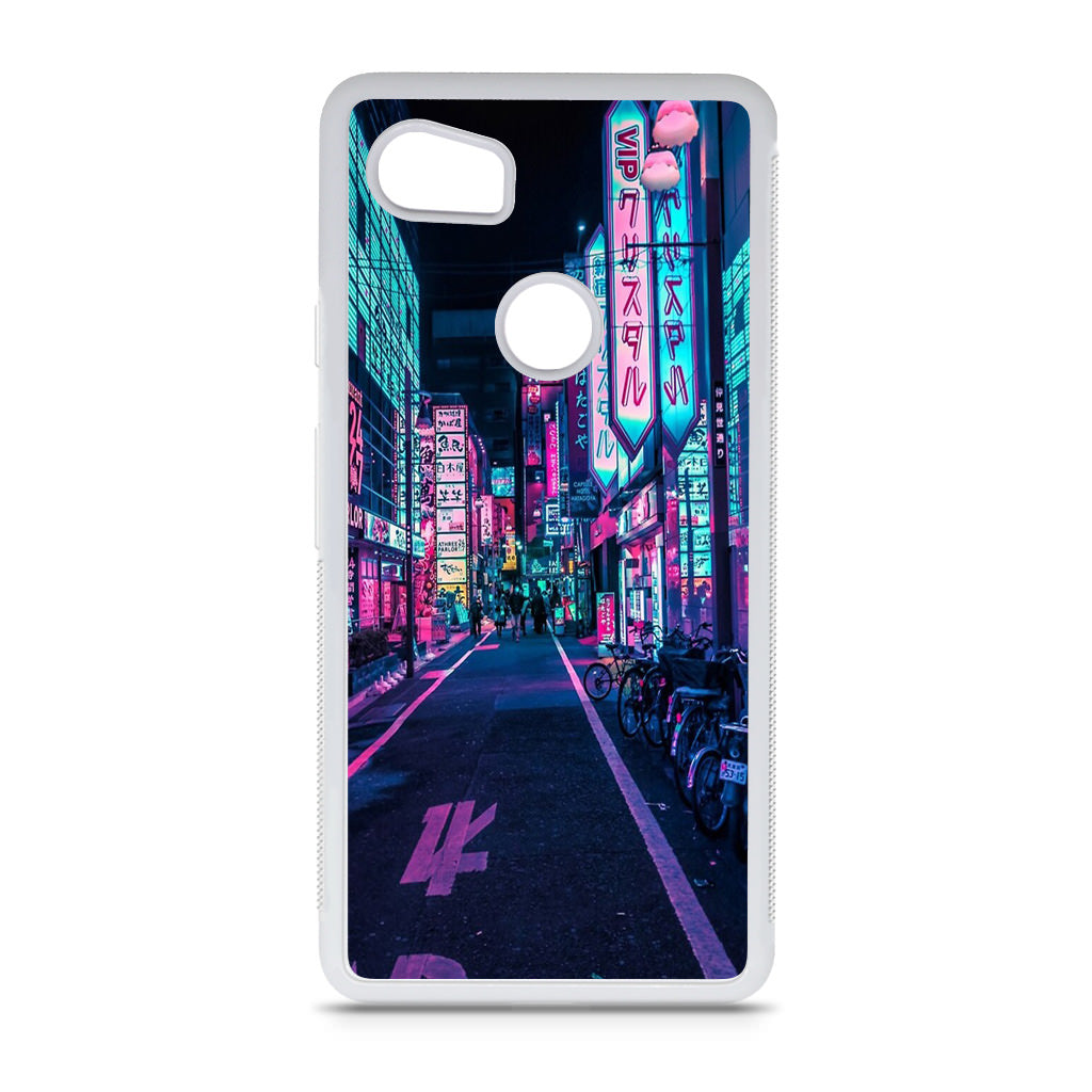 Tokyo Street Wonderful Neon Google Pixel 2 XL Case