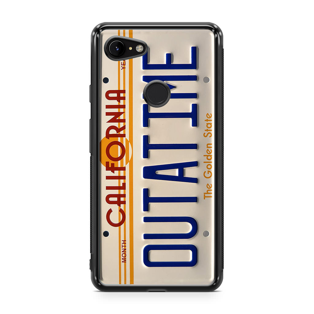 Back to the Future License Plate Outatime Google Pixel 3 / 3 XL / 3a / 3a XL Case