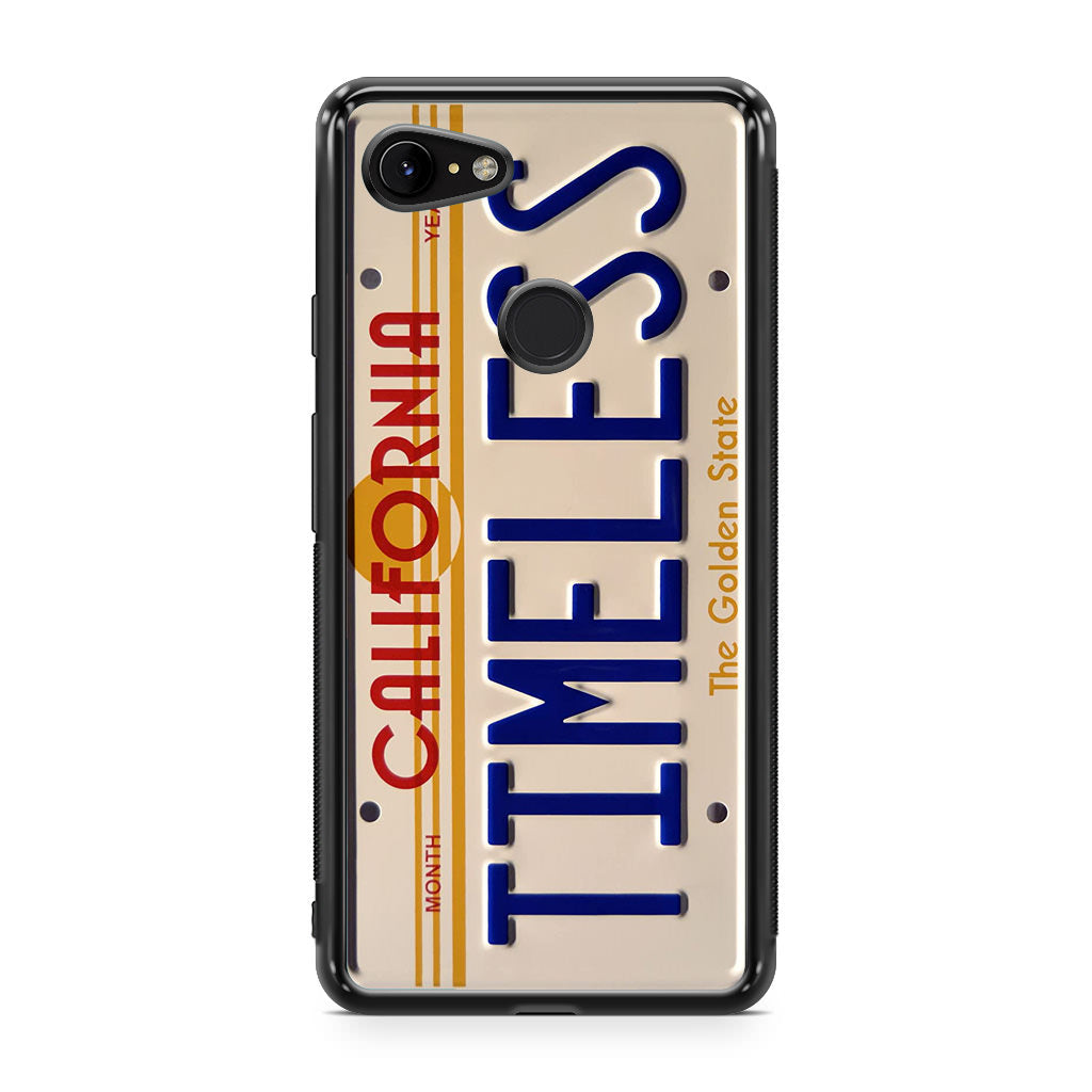 Back to the Future License Plate Timeless Google Pixel 3 / 3 XL / 3a / 3a XL Case